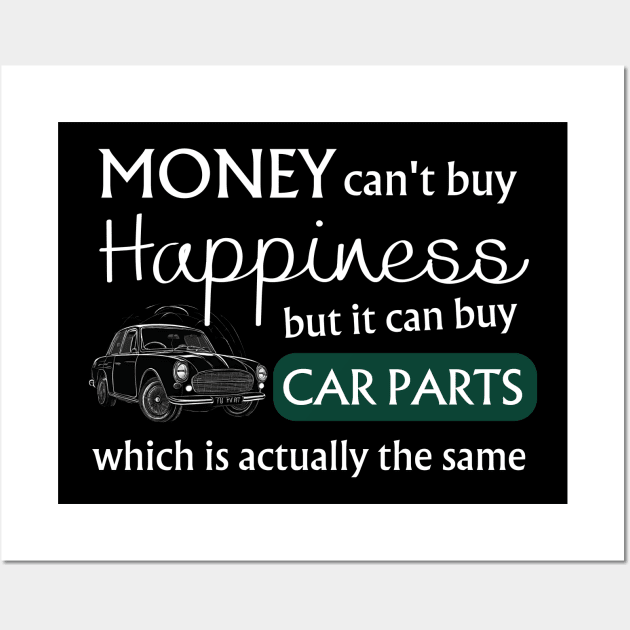 Auto Parts = Joyful Bliss - More Parts, More Happiness Wall Art by Narazed